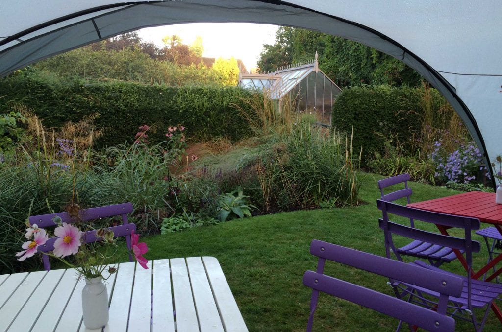Waiting for the crowds at the NGS Open Day