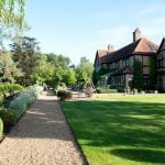 Manicured lawns