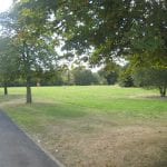The entrance before planting